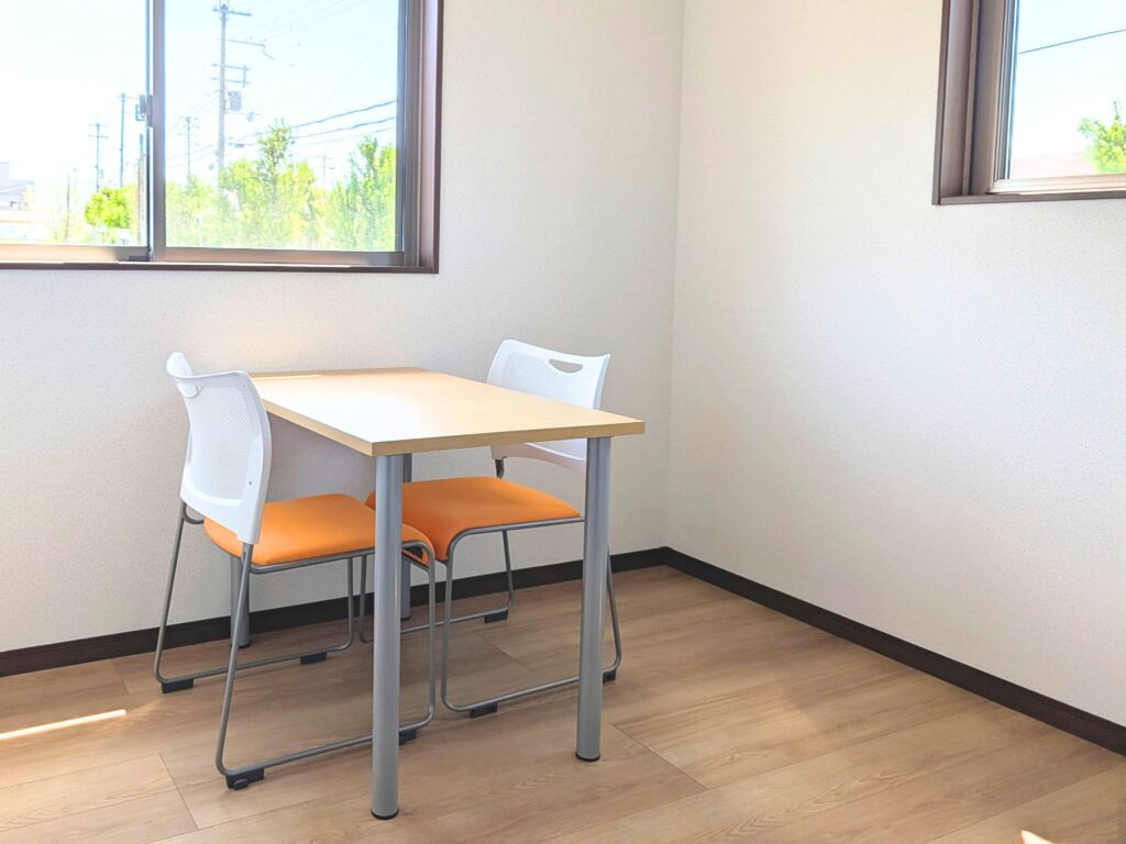 ふたば面談・休憩・ゆっくりするお部屋